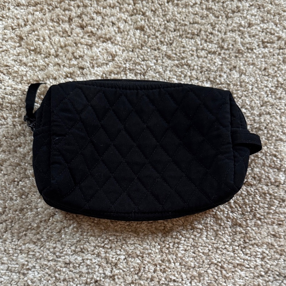 Vera Bradley Black Quilted Cosmetic Bags Set - Picture 6 of 8